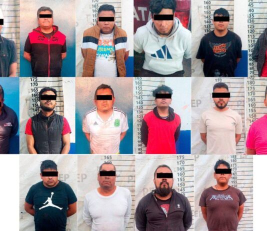 Destaca “El Topo” entre los 16 detenidos en mercado Morelos