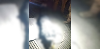 Colocan figura que simulaba un cuerpo en puente de Tlaxcala