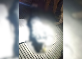 Colocan figura que simulaba un cuerpo en puente de Tlaxcala