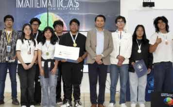 Estudiantes de la BUAP ganan oro en la Olimpiada Estatal de Matemáticas