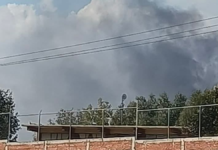 Incendio de llantas y basura alarma a vecinos en Texmelucan