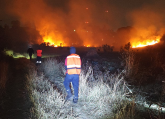 Atienden dos incendios en el Cerro Zapotecas de San Pedro Cholula