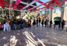 Texmelucan realiza jornada de vacunación contra sarampión, influenza y COVID