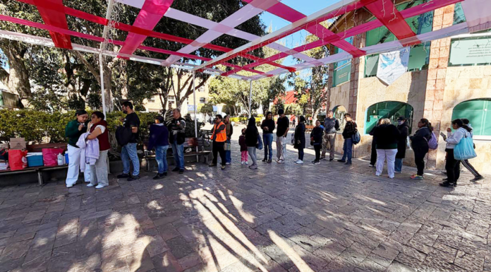 Texmelucan realiza jornada de vacunación contra sarampión, influenza y COVID