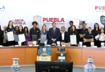 Gobierno del Estado reconoce a jugadoras de Guerreras de Puebla