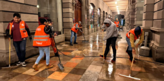 OOSL limpia puntos clave para celebraciones de Semana Santa