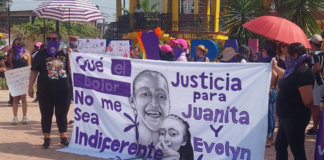 Marchan para exigir justicia por el feminicidio de Juanita y Evelyn