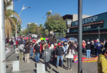 Marcha de la 28 de Octubre provoca cierres viales en Puebla