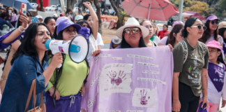 Marchan en Puebla para exigir justicia por víctimas de feminicidio