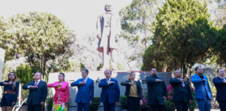 Puebla conmemora 220.º aniversario del natalicio de Benito Juárez