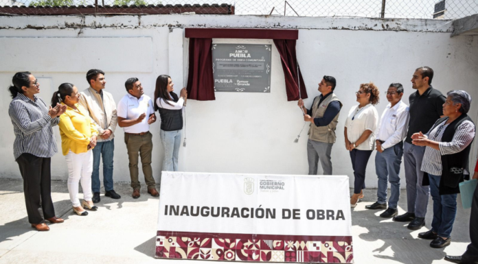 Realizan obra pluvial en telesecundaria de Cuautlancingo
