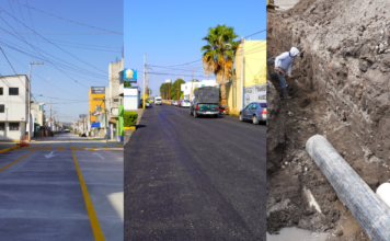 Texmelucan ejecuta obras para rehabilitar calles y drenaje