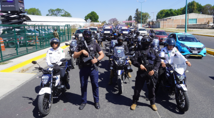 Inicia operativo de seguridad por Semana Santa en Texmelucan