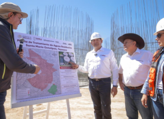 Supervisan planta en Tepeaca para tratamiento de aguas residuales