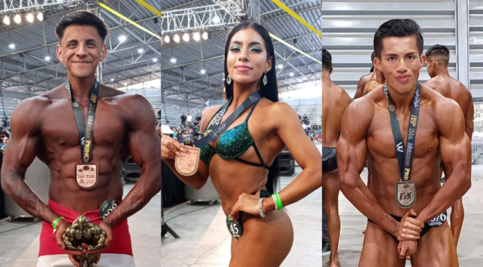 Poblanos destacan en el Mr. México Principiantes y Novatos 2026