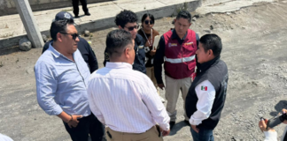 Supervisan ruta de evacuación 7 del volcán Popocatépetl