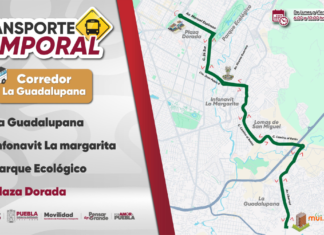 Habilitan recorrido temporal entre La Guadalupana y Plaza Dorada
