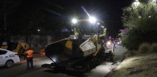 Rehabilitan Prolongación Reforma con trabajos diurnos y nocturnos