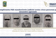 FGE Puebla aprehende a cinco presuntos secuestradores