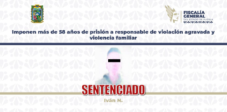 Sentencian a hombre por violación y violencia familiar en Huejotzingo