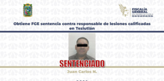 Sentencian a responsable de lesiones calificadas en Teziutlán