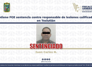 Sentencian a responsable de lesiones calificadas en Teziutlán