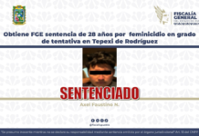 Condenan a hombre por intento de feminicidio en Tepexi de Rodríguez