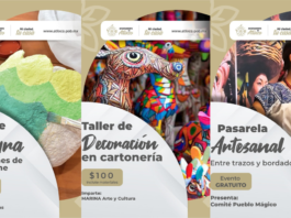 Atlixco invita a participar en talleres artesanales y artísticos
