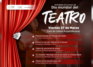 Atlixco celebrará el Día Mundial del Teatro con cartelera gratuita