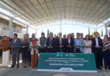 Inauguran techado en el CENDI de San Martín Texmelucan