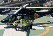 Trasladan por aire a paciente grave de Zacapoaxtla a Puebla
