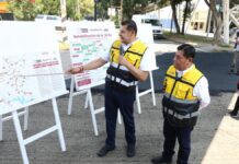 Supervisa Alejandro Armenta rehabilitación de la 24 Sur