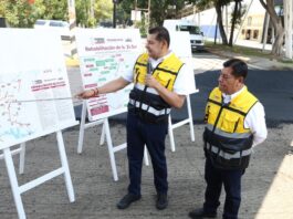 Supervisa Alejandro Armenta rehabilitación de la 24 Sur