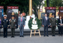 Autoridades conmemoran 495 aniversario de la fundación de Puebla