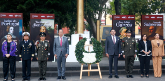 Autoridades conmemoran 495 aniversario de la fundación de Puebla
