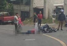 Accidente deja motociclista gravemente herido en la México–Tuxpan