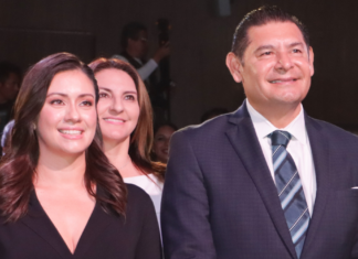 Alejandro Armenta celebra llegada de Blanca Cruz al INE