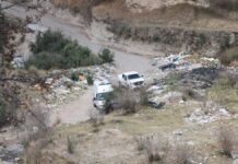 Maniatados y con disparos, abandonan dos cuerpos en barranca de Puebla