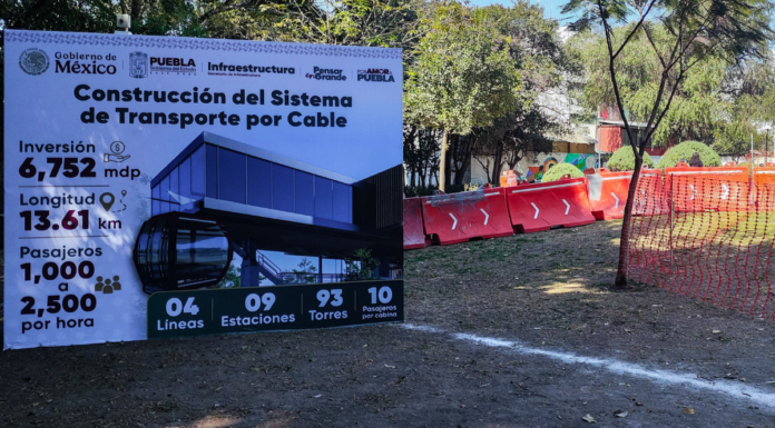 Juez niega suspensión al Cablebús en Puebla; obra sigue en planeación