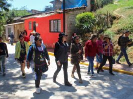 Bety Sánchez inaugura pavimentación de calle Emiliano Zapata en Zacatlán