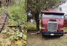 Aseguran tractocamión con 8 mil litros de huachicol en Puebla