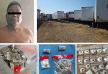 Aseguran a un hombre, drogas y vehículos durante cateo en San Pedro Cholula