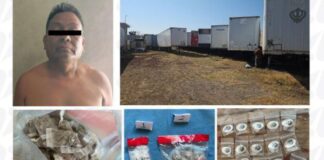 Aseguran a un hombre, drogas y vehículos durante cateo en San Pedro Cholula