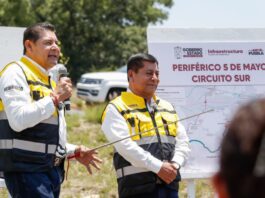 Supervisa Armenta rehabilitación de carretera para nuevo Periférico 5 de Mayo