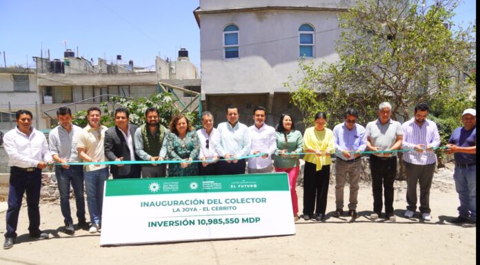 Texmelucan inaugura colector sanitario para recuperar el Río Atoyac