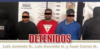 Caen tres extorsionadores en Puebla; exigían 4 mdp a comerciante