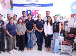 Lupita Cuautle entrega equipamiento médico y dental a Casas de Salud