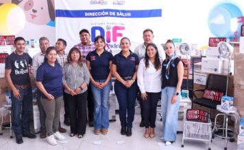 Lupita Cuautle entrega equipamiento médico y dental a Casas de Salud