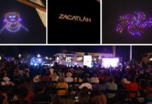 Zacatlán festeja 15 años como Pueblo Mágico con espectáculo de drones