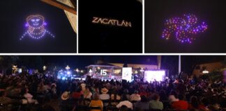 Zacatlán festeja 15 años como Pueblo Mágico con espectáculo de drones